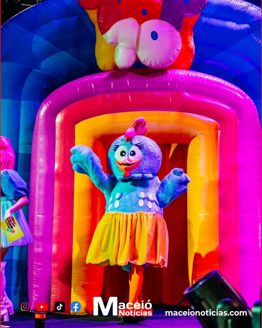 Galinha pintadinha volta a maceió com seu novo show “Top 10 da galinha pintadinha”