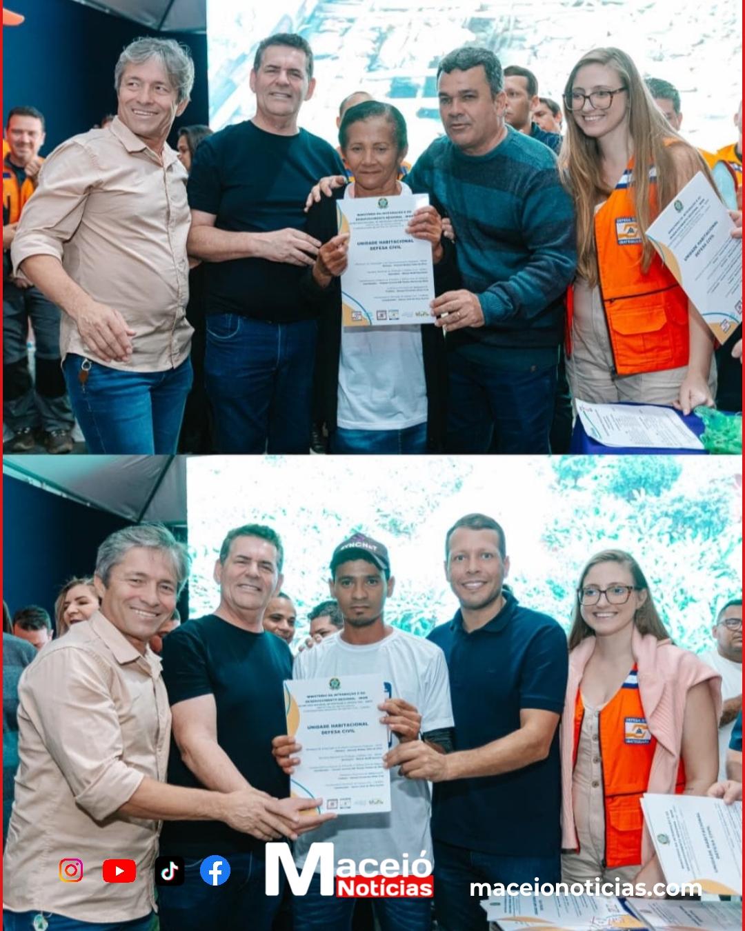 Geo Cruz entrega 21 casas a famílias atingidas pelas enchentes em Ibateguara