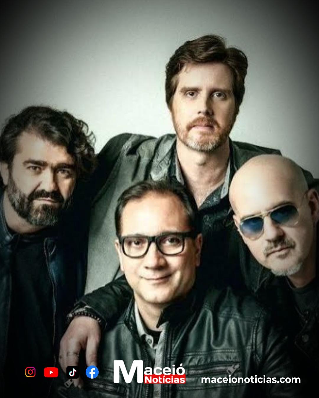 Biquini Cavadão reúne gerações e promete noite de clássicos do rock em Maceió