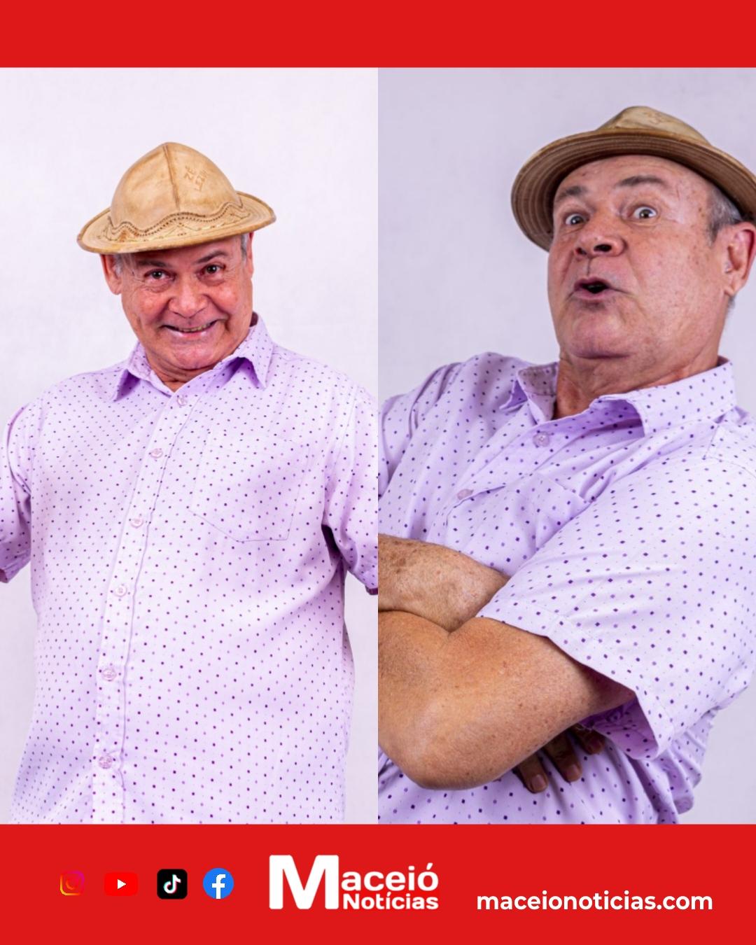 Com duas apresentações, Zé Lezin volta a Maceió com espetáculo “Tbt do Matuto”
