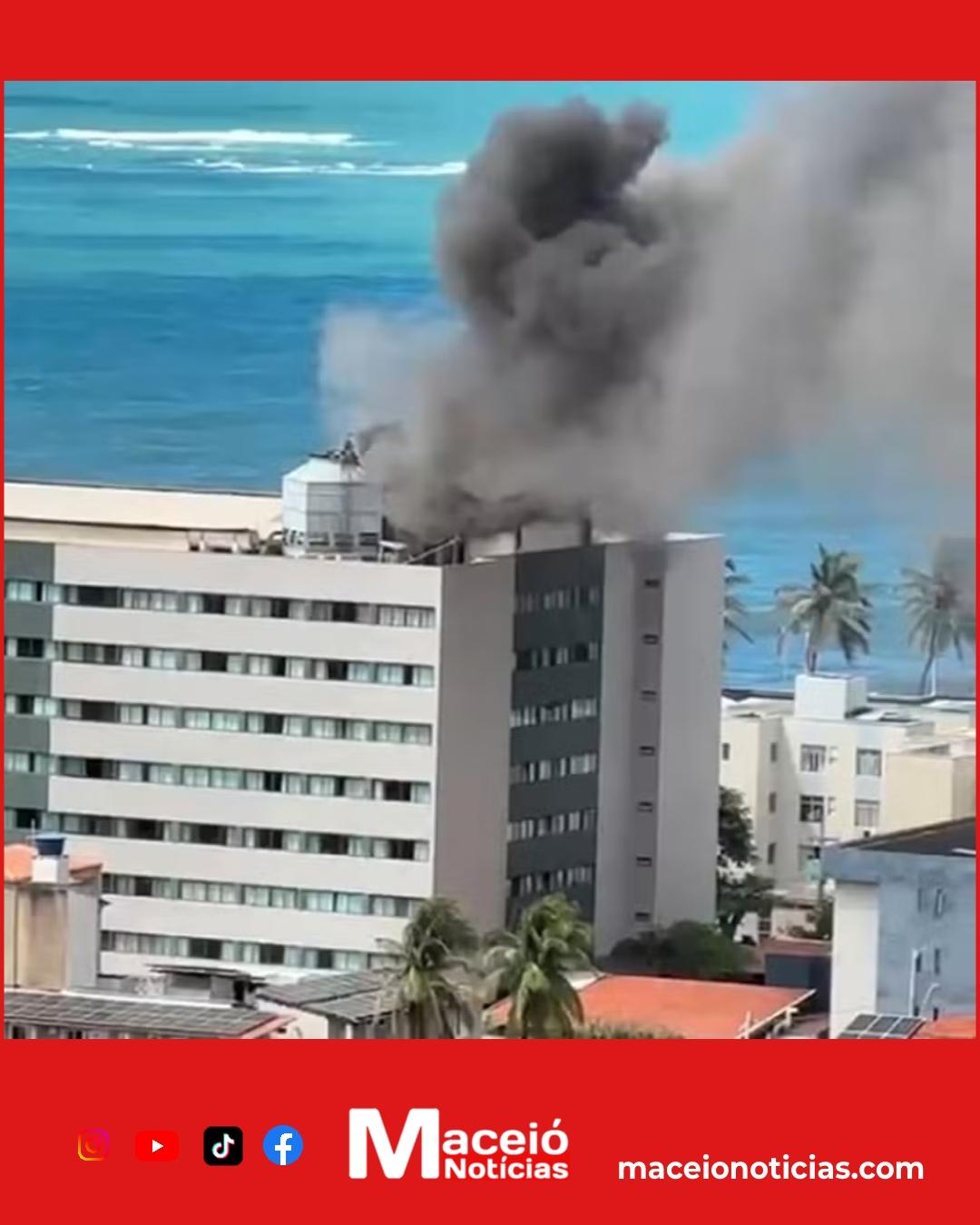 Incêndio no Ritz Suítes mobilizou bombeiros na manhã desta quinta-feira em Cruz das Almas