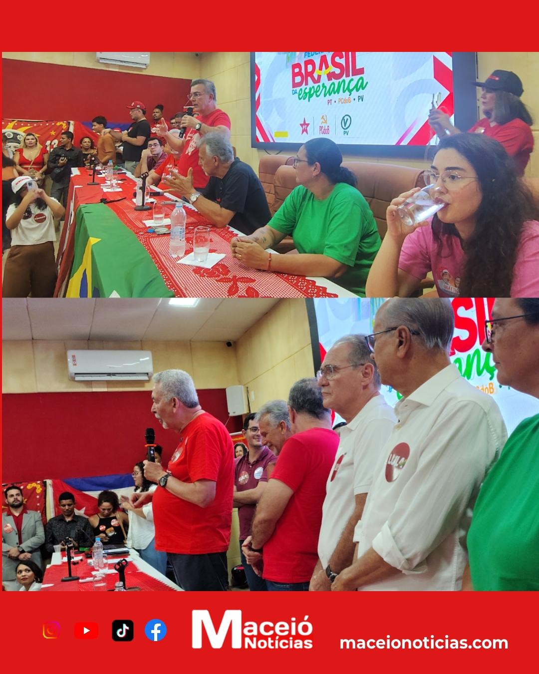 PT de Alagoas reuniu lideranças e apresentou pré-candidatos para as eleições de 2026