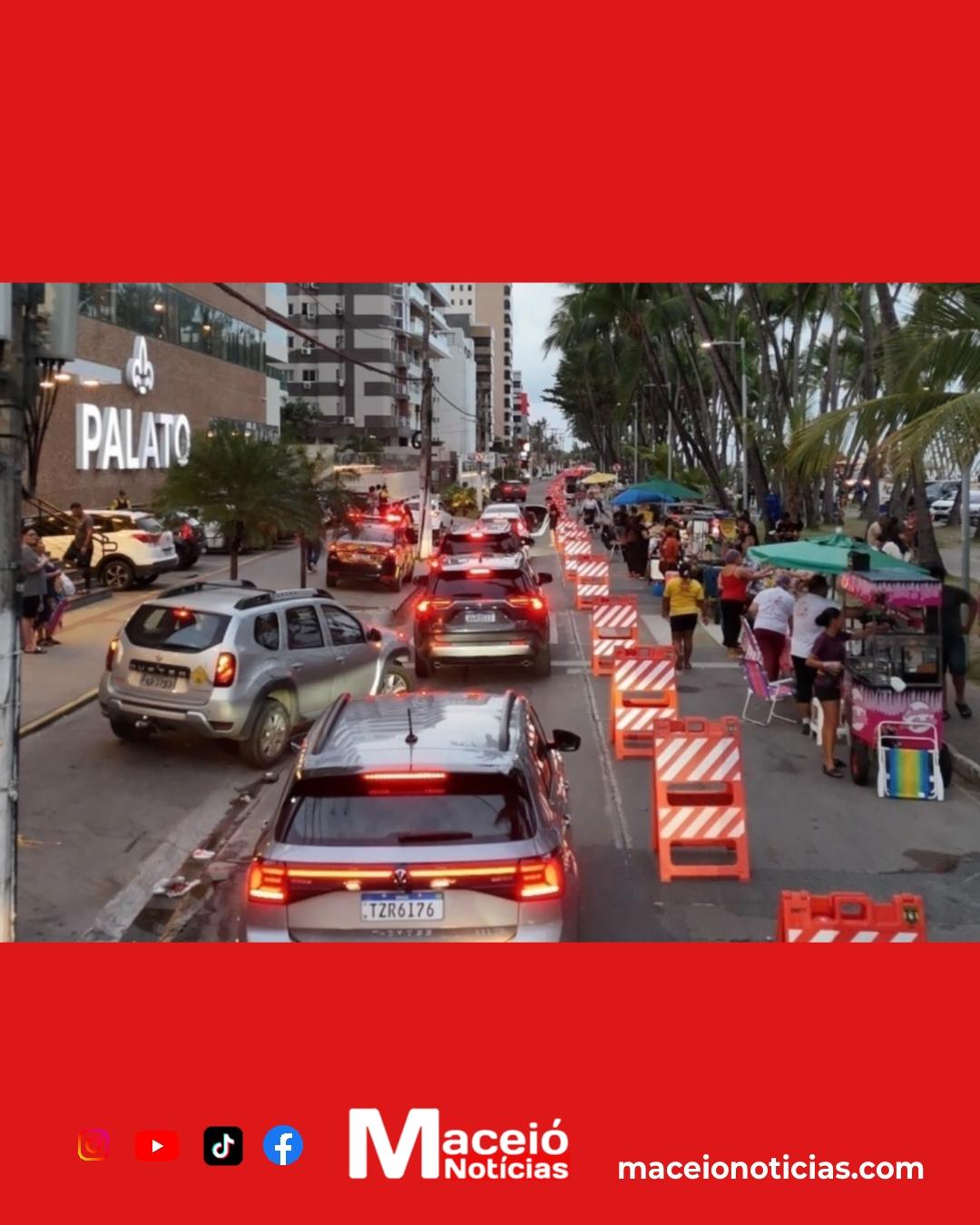 Rua Aberta ganha nova sinalização para ampliar organização, segurança e mobilidade