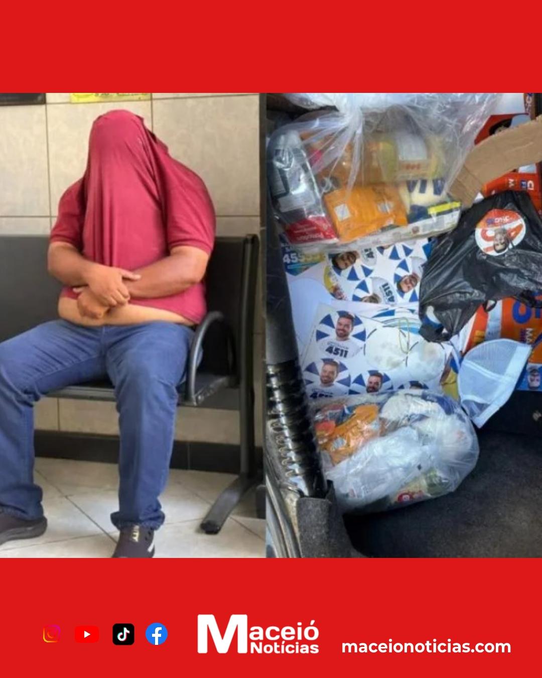 Cestas básicas, votos e prisão: BOPE age durante distribuição em Maceió