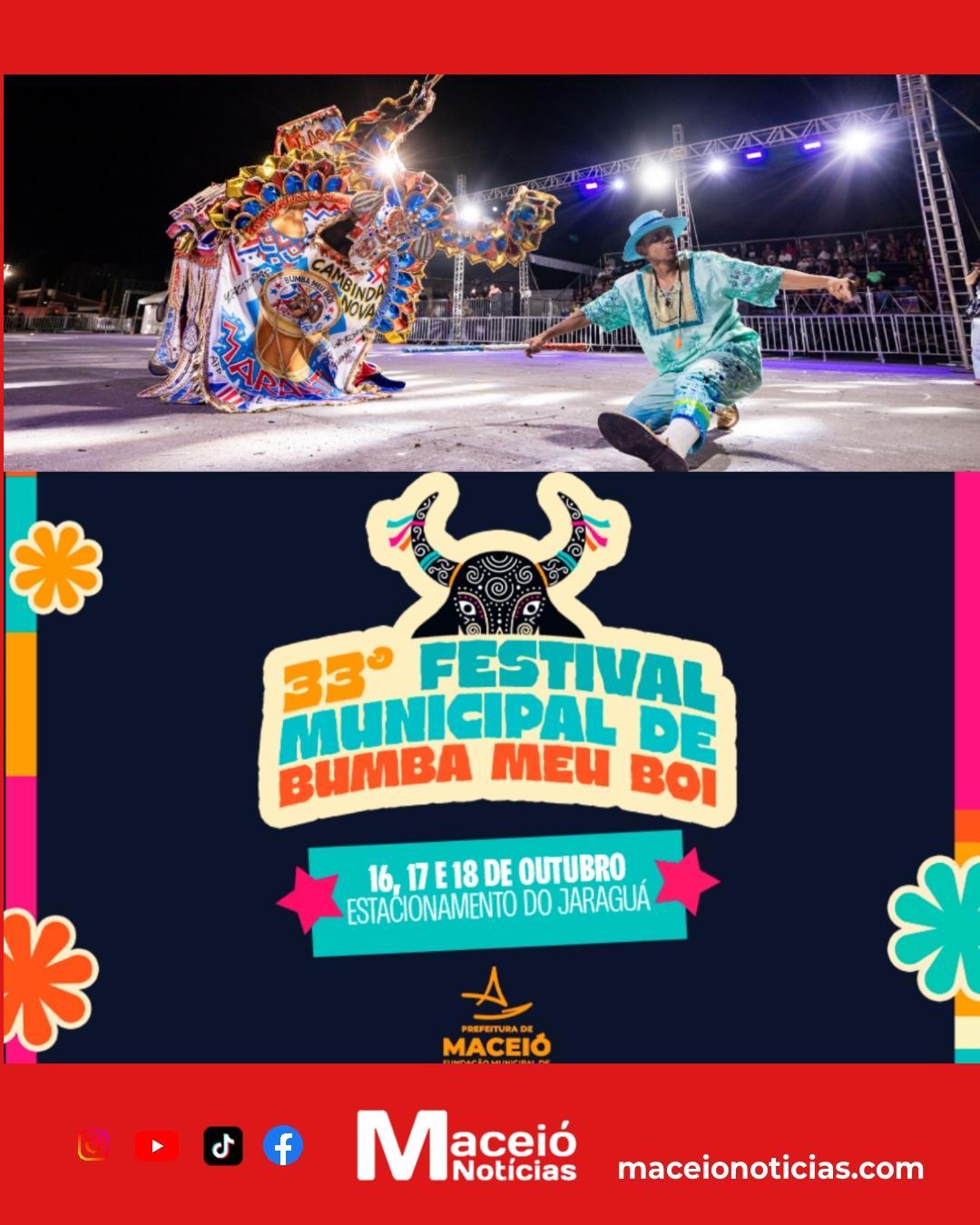 Festival de Bumba Meu Boi movimenta Jaraguá e celebra a cultura popular de Maceió