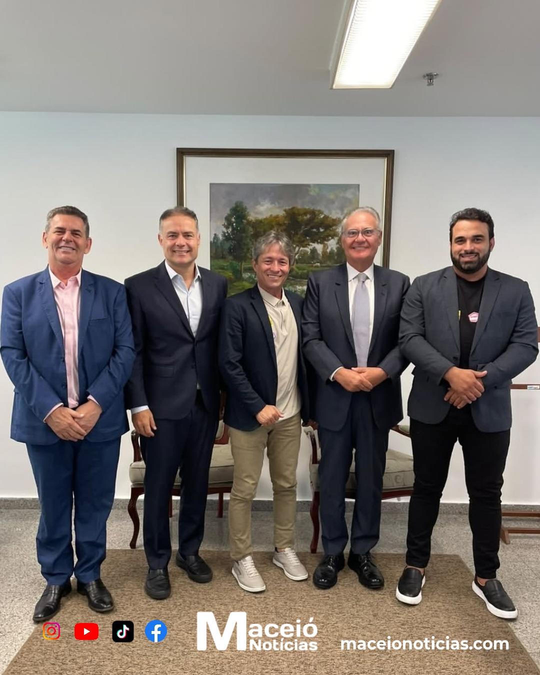 Geo Cruz garante compromisso de R$ 10 milhões para Ibateguara em Brasília