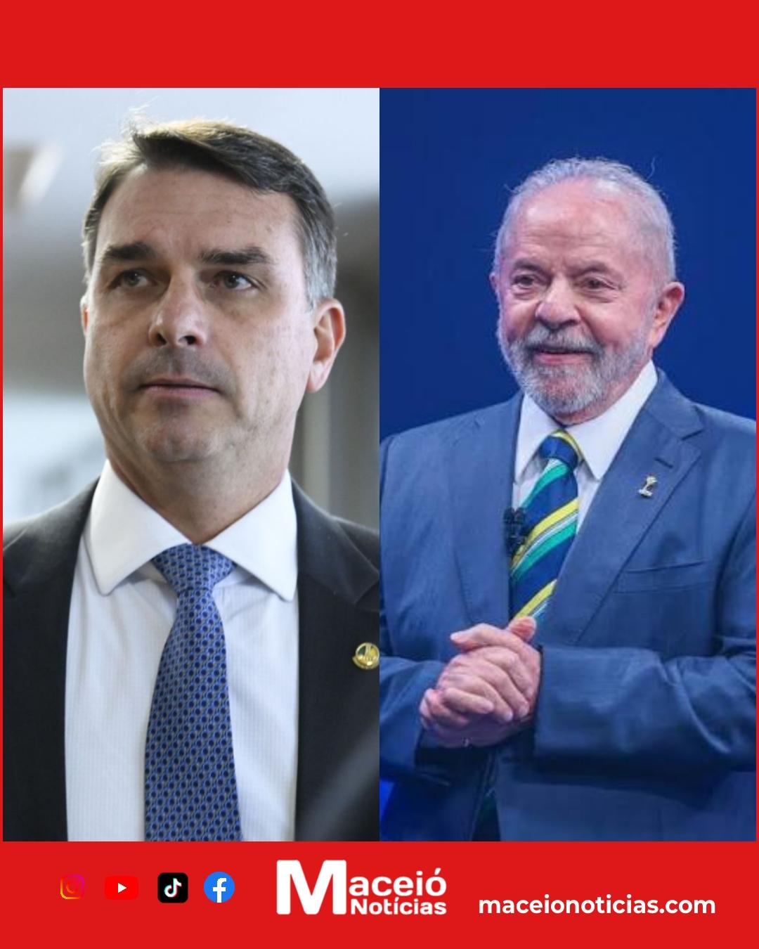 Lula e Flávio Bolsonaro se enfrentam no 2º turno pela Presidência