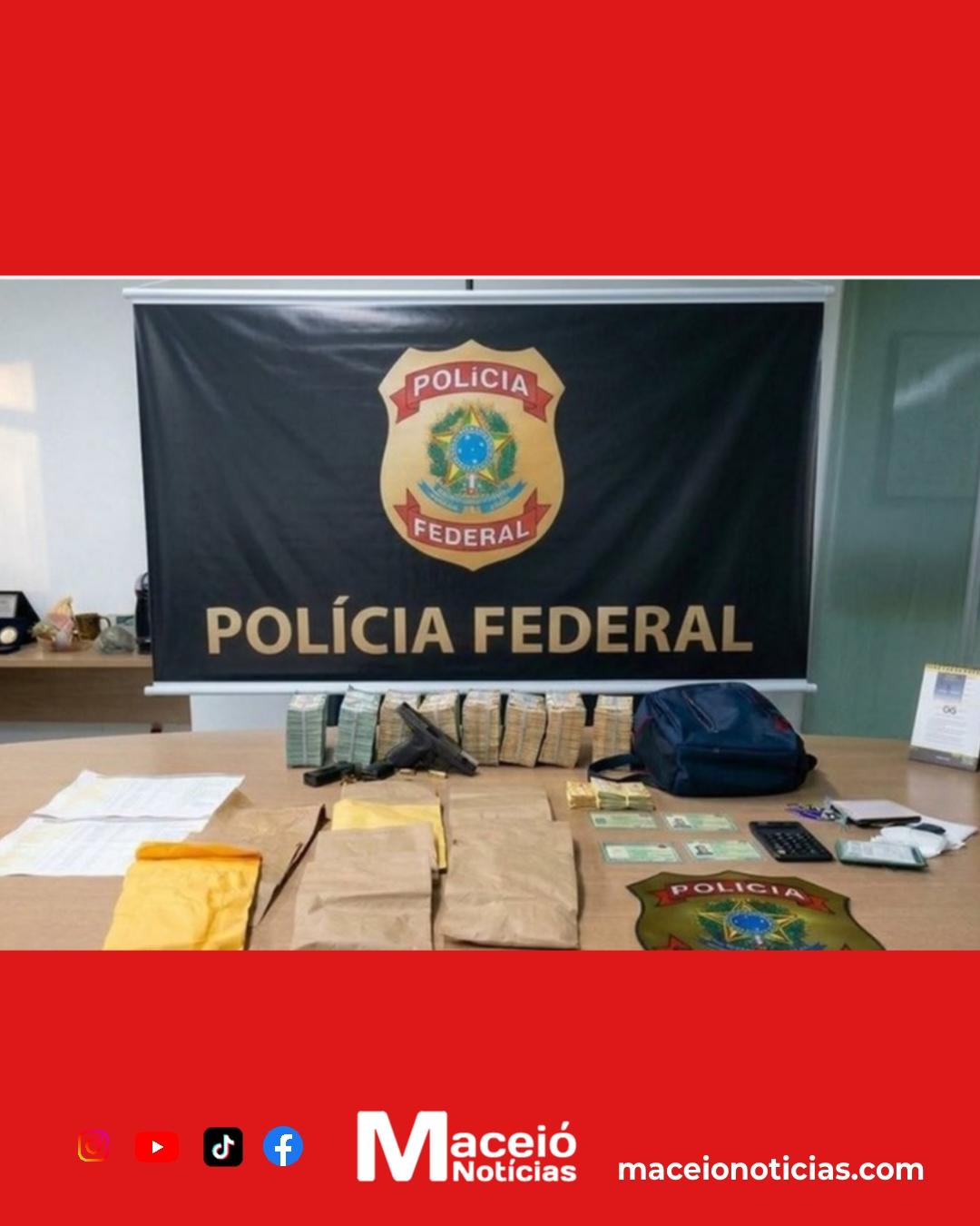 PF prende PM da reserva com R$ 500 mil e material ligado à campanha de João Caldas Filho 