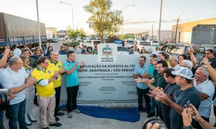 AL-110 duplicada: Governo entrega importante eixo viário entre Arapiraca e São Sebastião.