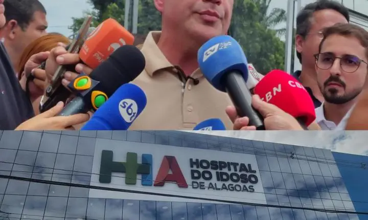 Alagoas inaugura Hospital do Idoso com 56 leitos, sendo 20 de UTI