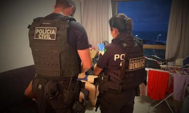 Alvo fora do estado: investigados do Paraná são capturados em ação policial em Alagoas