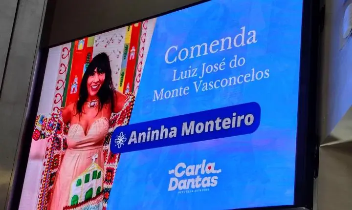 Aninha Monteiro é homenageada na ALE pelo trabalho na divulgação do turismo 