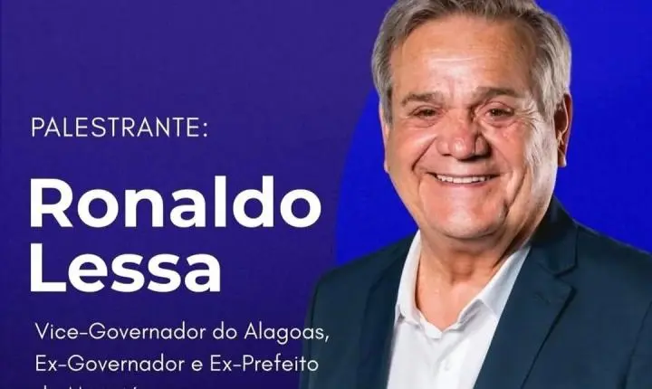 De Alagoas para a USP: Ronaldo Lessa participa de conferência em São Paulo