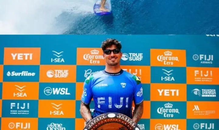 Gabriel Medina fica com o vice em Fiji e destaca importância da competição após período difícil