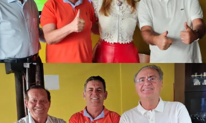 Geo Cruz reforça apoio a Renan Calheiros e Renan Filho durante encontro em Maceió