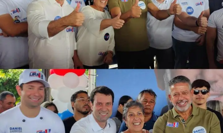 Grande adesivaço em Arapiraca reúne Arthur Lira, Daniel Barbosa, Lucas Barbosa e lideranças do Agreste
