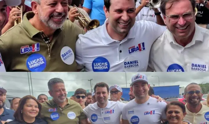 Grande adesivaço em Arapiraca reúne Arthur Lira, Daniel Barbosa, Lucas Barbosa e lideranças do Agreste