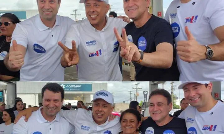 Grande adesivaço em Arapiraca reúne Arthur Lira, Daniel Barbosa, Lucas Barbosa e lideranças do Agreste