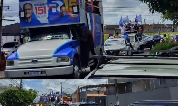Grande carreata de Renan Filho movimenta Cidade Universitária e provoca congestionamentos