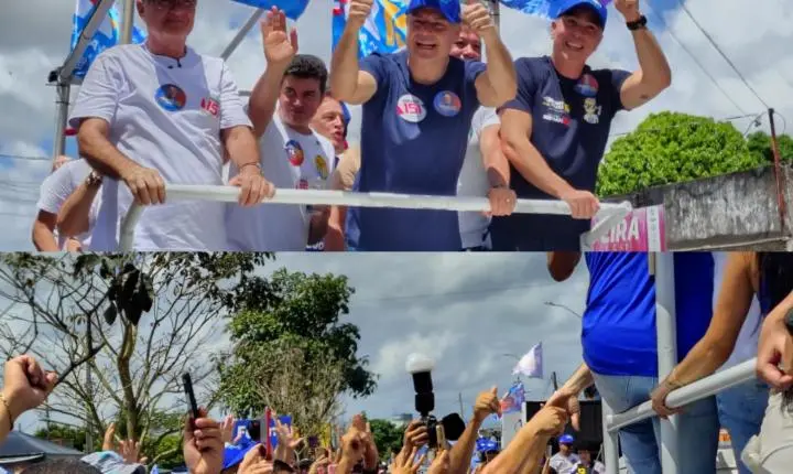 Grande carreata de Renan Filho movimenta Cidade Universitária e provoca congestionamentos