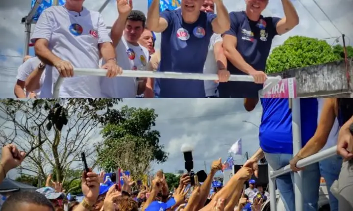 Grande carreata de Renan Filho movimenta Cidade Universitária e provoca congestionamentos