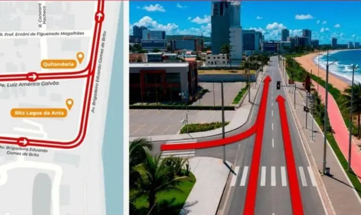 Gustavo Paiva terá mão única e muda rota de quem segue para o Litoral Norte