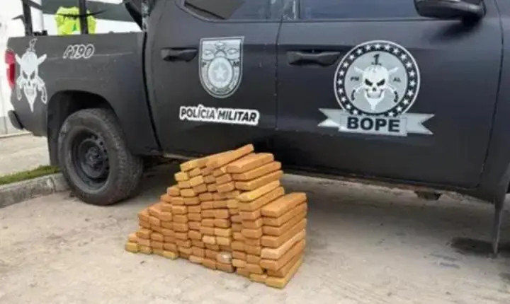 Idoso é preso com 100 kg de maconha durante abordagem policial em Marechal Deodoro