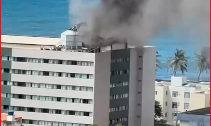 Incêndio no Ritz Suítes mobilizou bombeiros na manhã desta quinta-feira em Cruz das Almas