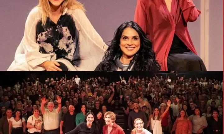 Júlia Rabello, Maria Clara Gueiros e Priscila Castello Branco chegam a Maceió com o espetáculo “Agora é que são elas”