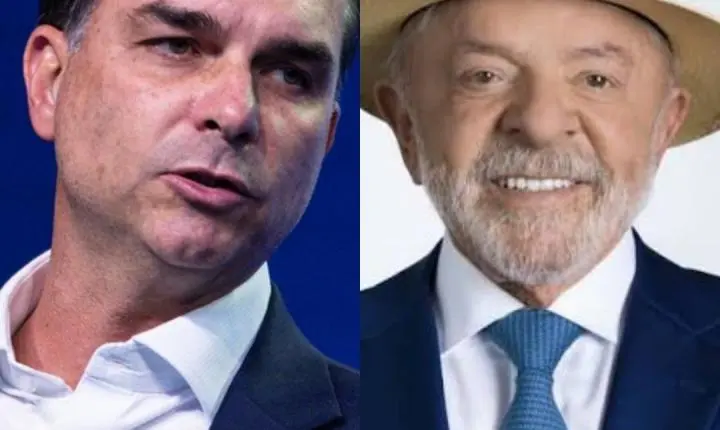 Lula e Flávio Bolsonaro empatam com 50% dos votos válidos no segundo turno