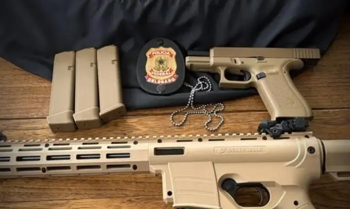 PF deflagra operação contra esquema de tráfico de armas e lavagem de dinheiro no Rio de Janeiro