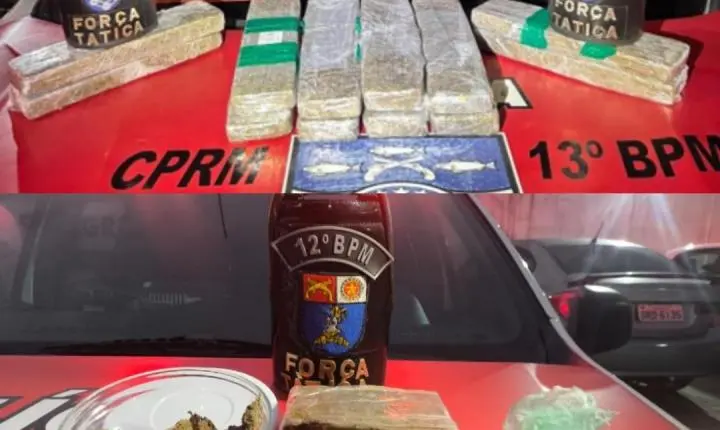 PM apreende mais de 11 kg de drogas e desarticula ações ligadas ao tráfico em Maceió