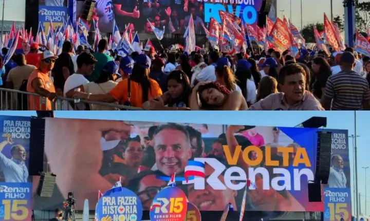 Renan Filho e Yale Fernandes lançam candidaturas ao Governo de Alagoas e reúnem multidão em Arapiraca