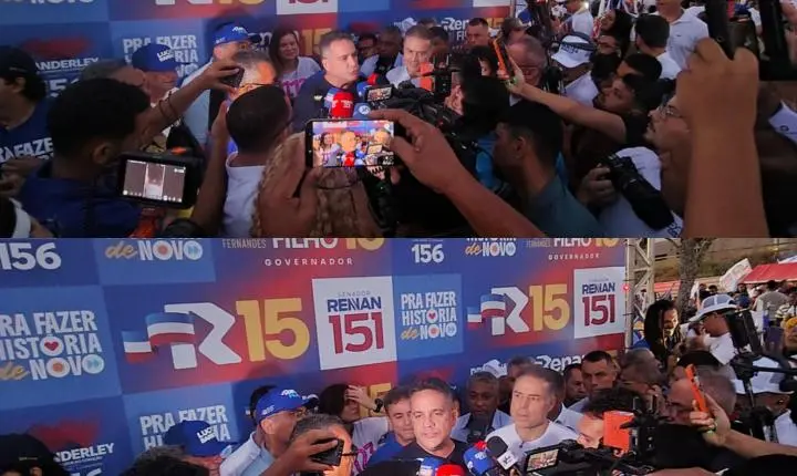 Renan Filho e Yale Fernandes lançam candidaturas ao Governo de Alagoas e reúnem multidão em Arapiraca