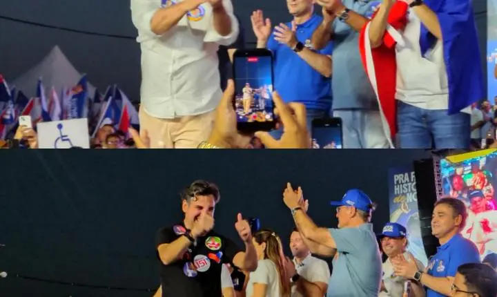 Renan Filho e Yale Fernandes lançam candidaturas ao Governo de Alagoas e reúnem multidão em Arapiraca