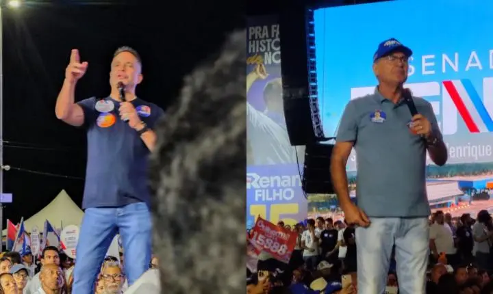 Renan Filho e Yale Fernandes lançam candidaturas ao Governo de Alagoas e reúnem multidão em Arapiraca