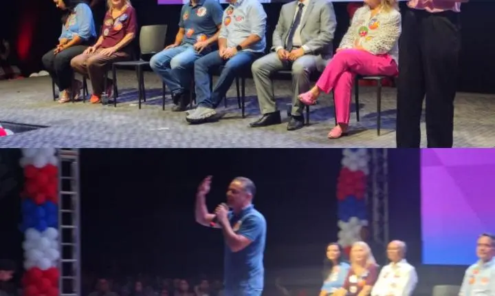 Renan Filho reúne lideranças políticas e evangélicas em evento lotado no Jaraguá, em Maceió