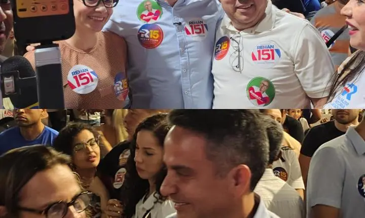 Renan Filho reúne lideranças políticas e evangélicas em evento lotado no Jaraguá, em Maceió