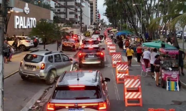 Rua Aberta ganha nova sinalização para ampliar organização, segurança e mobilidade