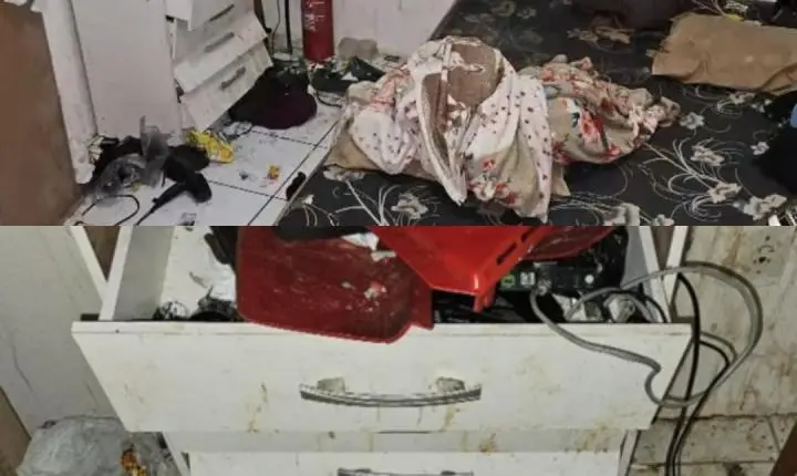 Sem luz e em meio à sujeira: ex-servidora da Justiça é resgatada após maus-tratos do próprio filho