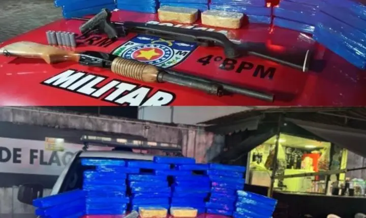 Servidor do Ronda no Bairro perde cargo após ser preso com arsenal e 36 kg de drogas