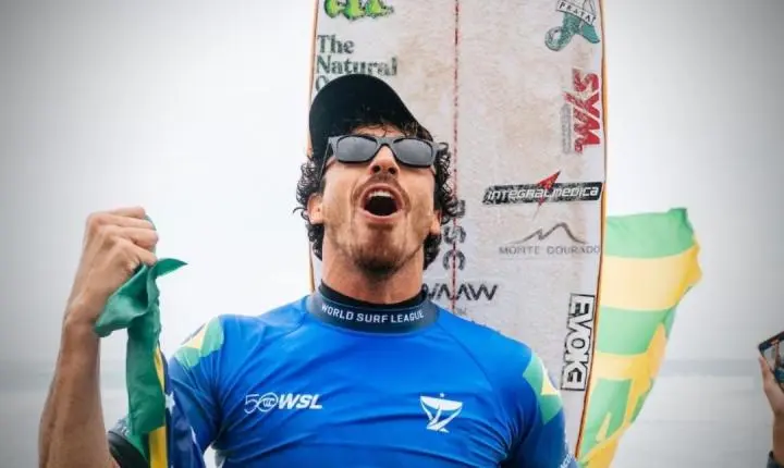 Yago Dora vence Fioravanti, conquista Saquarema e encosta na liderança do ranking mundial